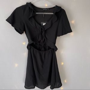 Black Dress w/Cut-out Detail